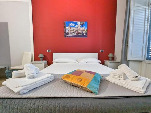 Cama o camas de una habitación en B&B Villareale 35