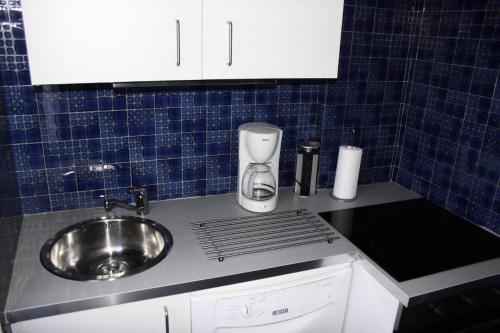 un comptoir de cuisine avec un évier et un mitigeur dans l'établissement Chalet Ickory - 3 pièces 6 personnes 3 exposé Sud MAE-8564, à Valloire