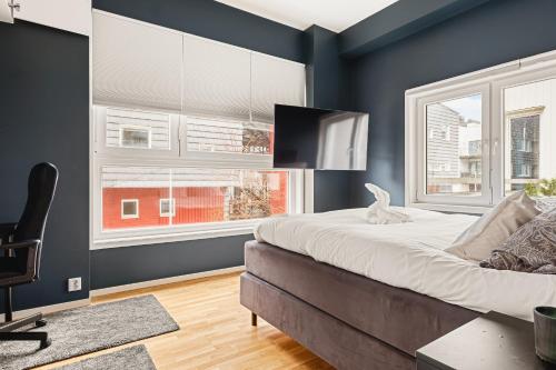 Fotografie z fotogalerie ubytování Dinbnb Apartments I 78sqm for the family I Balcony & near the sea v destinaci Bergen