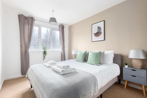 Ένα ή περισσότερα κρεβάτια σε δωμάτιο στο The Canonbury Villa