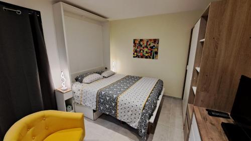 Llit o llits en una habitació de Studio Cécilia