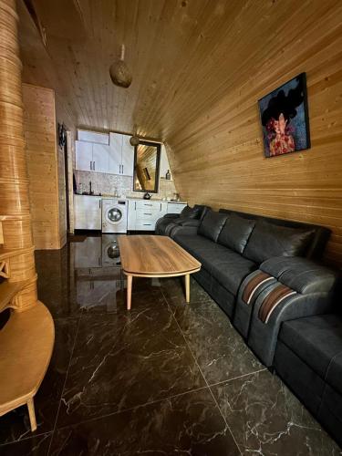 Kuchyň nebo kuchyňský kout v ubytování Gonio Chalet.020