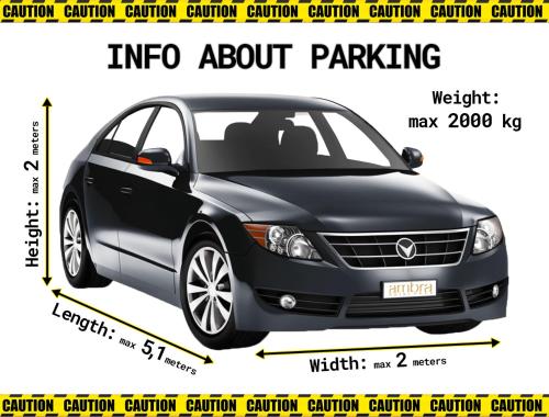 a flyer for a car rental at Ambra Hotel in Budapest