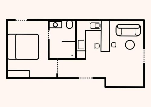 Plano de Scorfel Lodge, Maison bleue, Terrasse, 1km mer