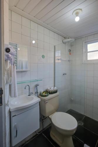 Koupelna v ubytování Filimahalo Hotel