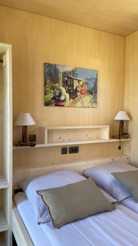 Ένα ή περισσότερα κρεβάτια σε δωμάτιο στο Haus Borstel