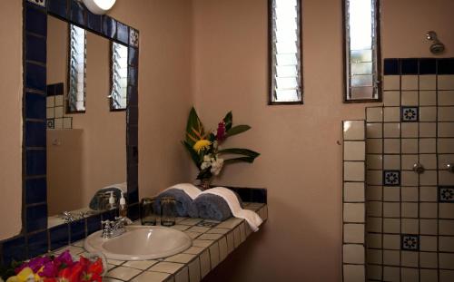 Phòng tắm tại Agua Azul la Villa