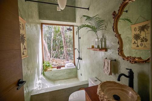 Ένα μπάνιο στο Villaflor tulum
