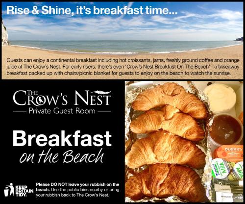 Možnosti snídaně pro hosty v ubytování The Crow's Nest