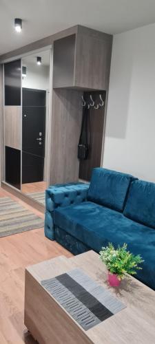 Χώρος καθιστικού στο Apartman Snezni Vrh - Bela Reka, Brzece