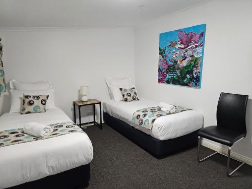 Cama o camas de una habitación en Aart Apartments