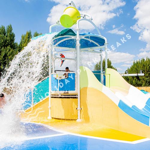 a water slide at a water park at Aloha - Cosy 2 Bed Close to Venue at Seal Bay, Selsey in Chichester