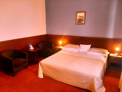 Un ou plusieurs lits dans un hébergement de l'établissement Hotel BAST Wellness & SPA
