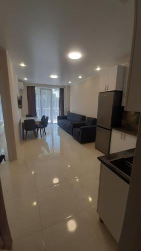 Kuchyň nebo kuchyňský kout v ubytování Apartment in Kobuleti