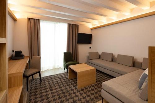 Μια τηλεόραση ή/και κέντρο ψυχαγωγίας στο Hotel Margherita