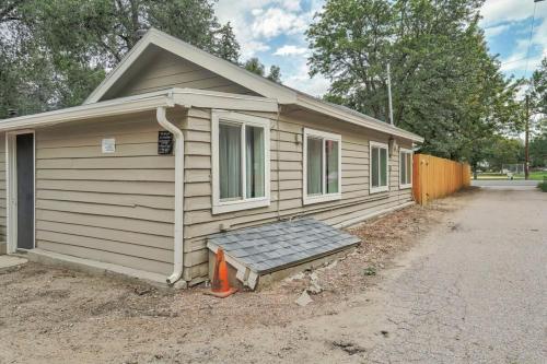 a house with a solar panel on the side of it at Euro Villa - Walkable Location Scenic Views in Colorado Springs