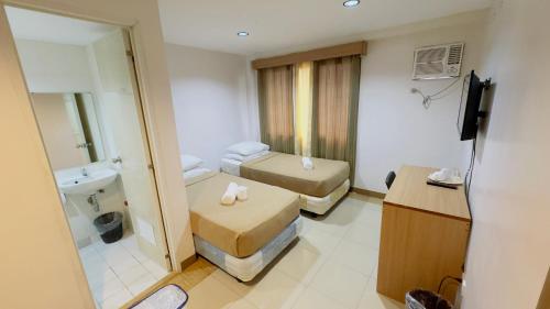 Koupelna v ubytování La Anclar Hotel
