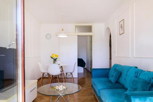 Χώρος καθιστικού στο Apartment Ban Zagreb