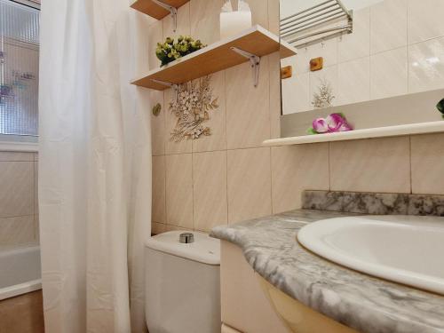 Koupelna v ubytování Small rooftop, Ocean view