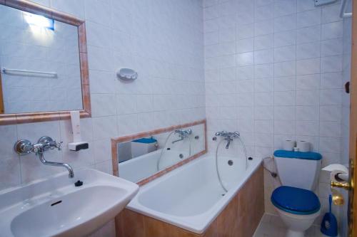 Koupelna v ubytování Motel Charlie