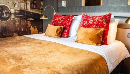 Letto o letti in una camera di Van der Valk Hotel Amersfoort-A1