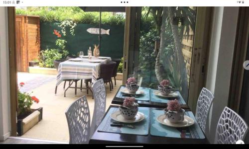 Le jardin de la mer, plage, jardin, parking , vélos