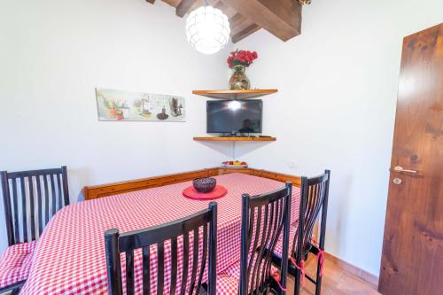 TV a/nebo společenská místnost v ubytování Ca' Maggetti