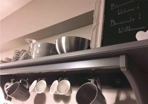 Dapur atau dapur kecil di Studio "Le Cocon" proche Colmar - Free Parking & Wifi