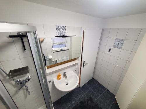 Koupelna v ubytování Ferienwohnung Blumenstiel