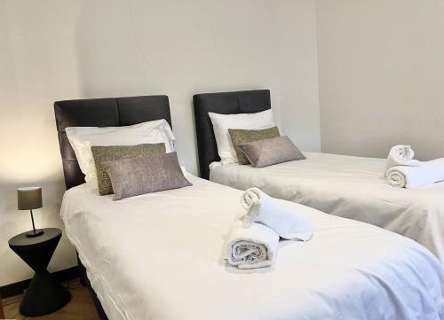 Ένα ή περισσότερα κρεβάτια σε δωμάτιο στο Studio With A Kitchen And Bathroom - Vilmos OLD