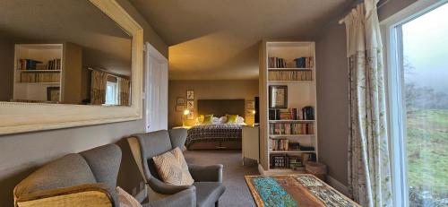 Knihovna v hotelu