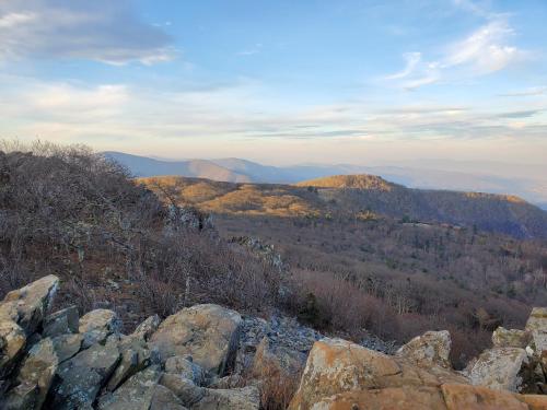 a view from the top of a mountain at Mountain Home Bed & Breakfast in Front Royal