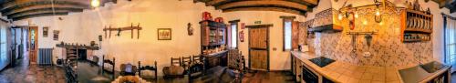 a large room with a large room with at Casa El Descanso Del Peregrino in Guadalupe