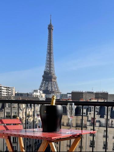 Vue imprenable sur la Tour Eiffeil