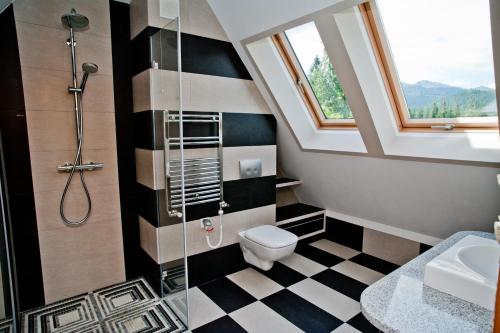 Kúpeľňa v ubytovaní Apartamenty Toporowa Cyrhla
