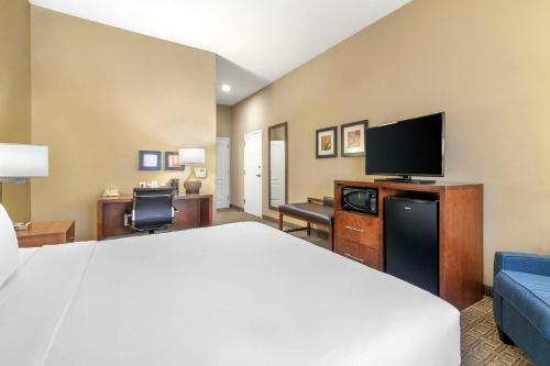 Телевизор и/или развлекательный центр в Comfort Inn & Suites Dover-Portsmouth