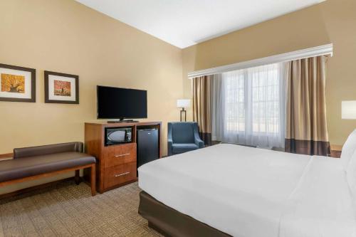 Телевизор и/или развлекательный центр в Comfort Inn & Suites Dover-Portsmouth