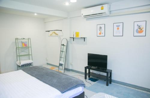 Katil atau katil-katil dalam bilik di Hello Host (blue room)
