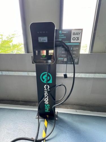 a fueling machine with a gas pump in a station at Opus Residence KL by EUcation Home in Kuala Lumpur