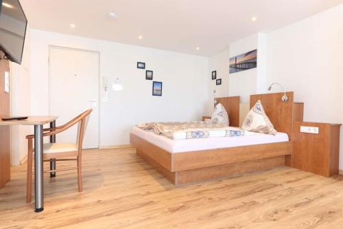 Ένα ή περισσότερα κρεβάτια σε δωμάτιο στο Apartment Deichstraße
