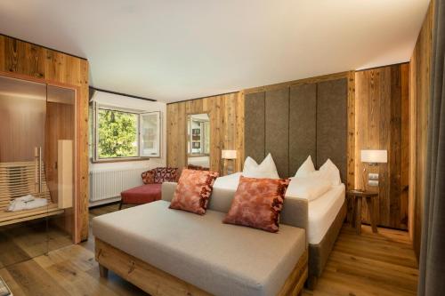 Postel nebo postele na pokoji v ubytování Hotel Pineta