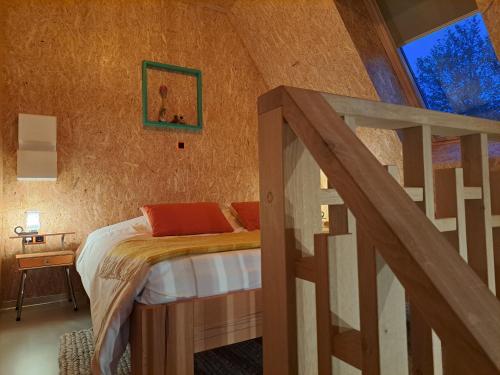 Postel nebo postele na pokoji v ubytování Silver Garden