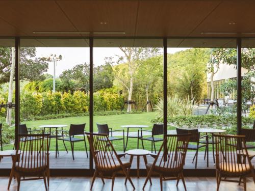 Ein Garten an der Unterkunft Etajimasou Hotel & SPA Hiroshima