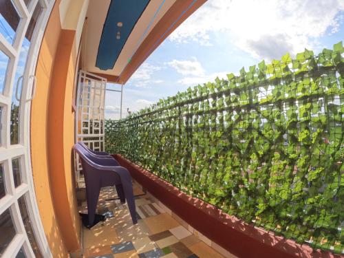 balcón con vistas a un viñedo en Nyeri Nest Retreat - One Bedroom en Nyeri