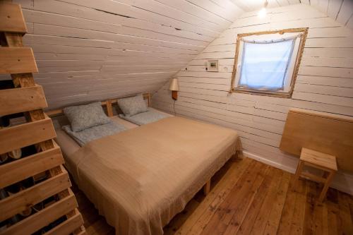 Postel nebo postele na pokoji v ubytování Camping Klevas