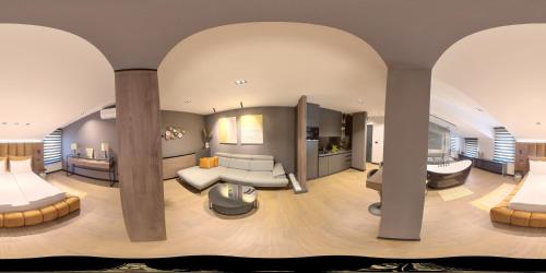 Kristall Apartments Premiumにあるシーティングエリア