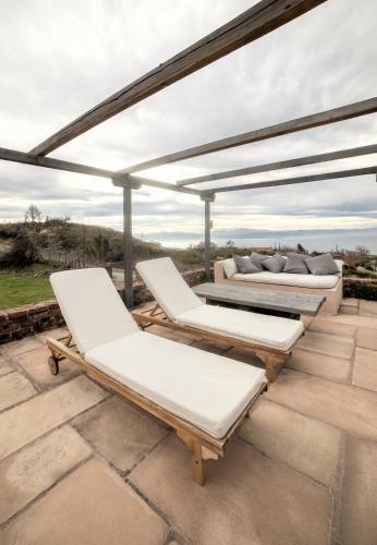 Χώρος καθιστικού στο Villa Daphne Private Pool & Amazing View