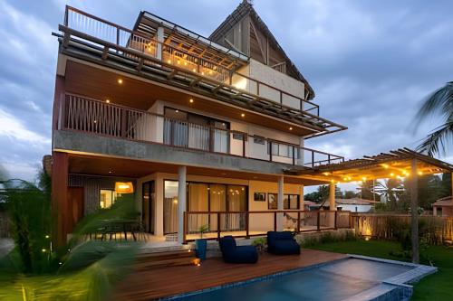 Bangunan di mana terletaknya rumah percutian