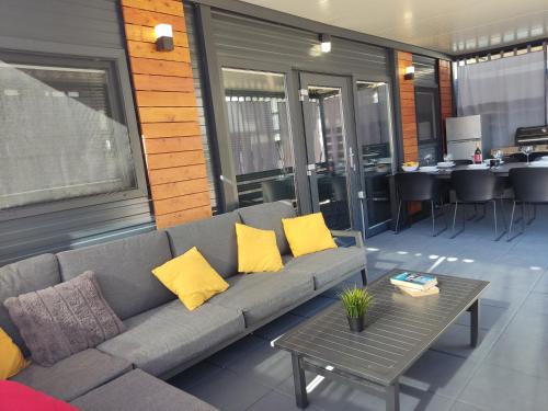Posezení v ubytování Mobile homes Paun