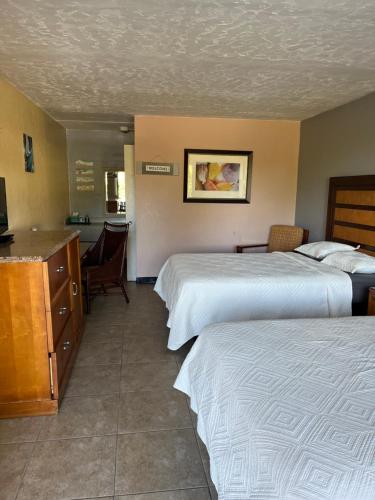 Ένα ή περισσότερα κρεβάτια σε δωμάτιο στο Budget Inn
